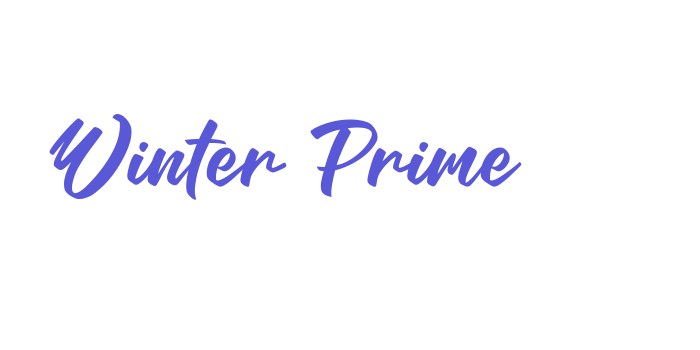 Winter Prime Font Download