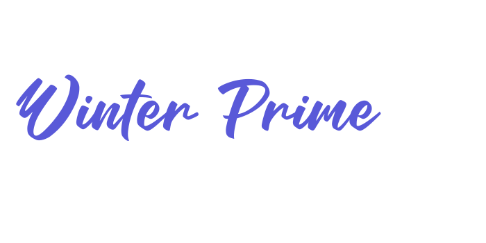 Winter Prime Font