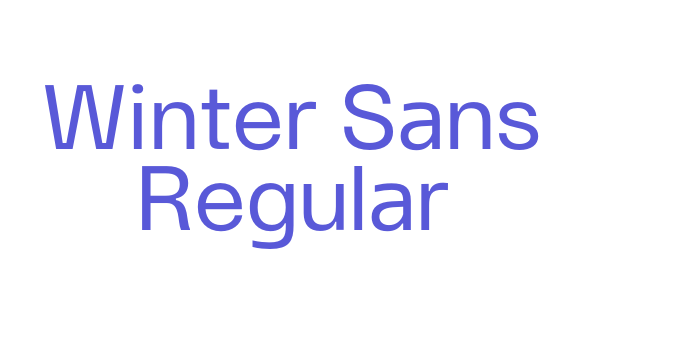 Winter Sans Regular Font Download