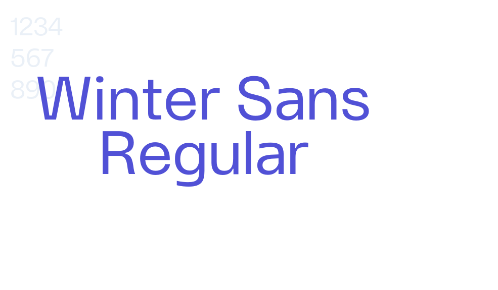 Winter Sans Regular-font-download