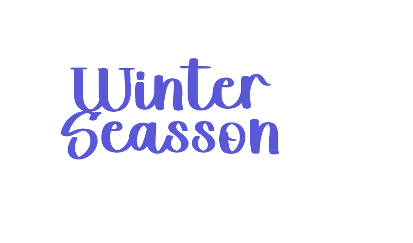 Winter Seasson Font Download