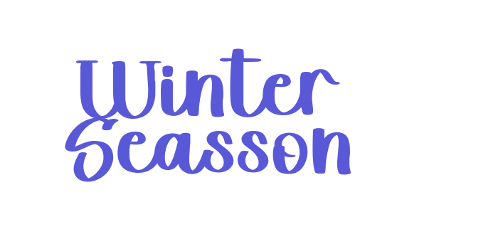 Winter Seasson Font Download