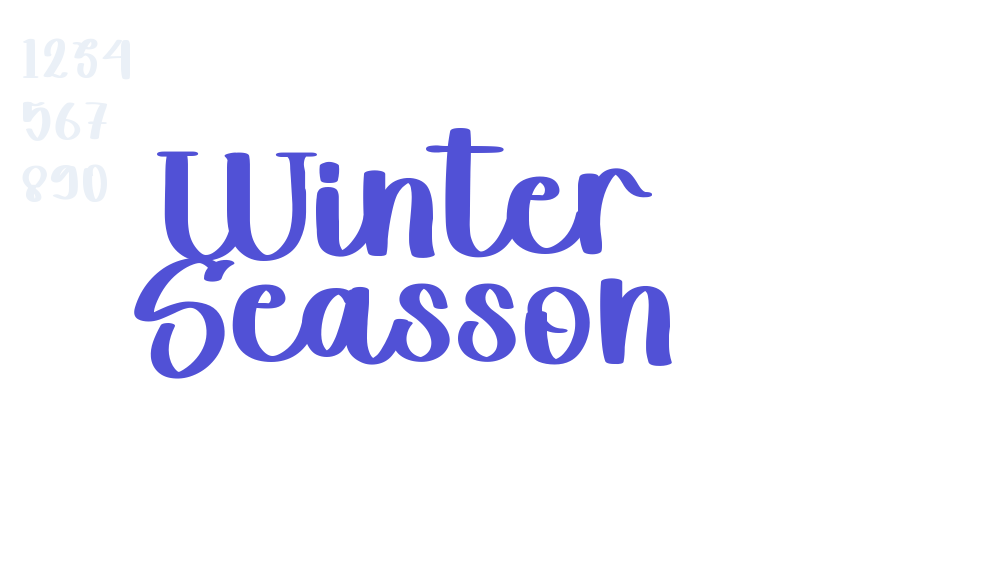 Winter Seasson-font-download