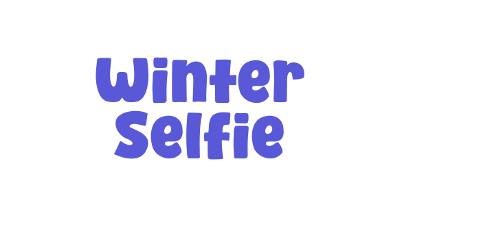 Winter Selfie Font Download