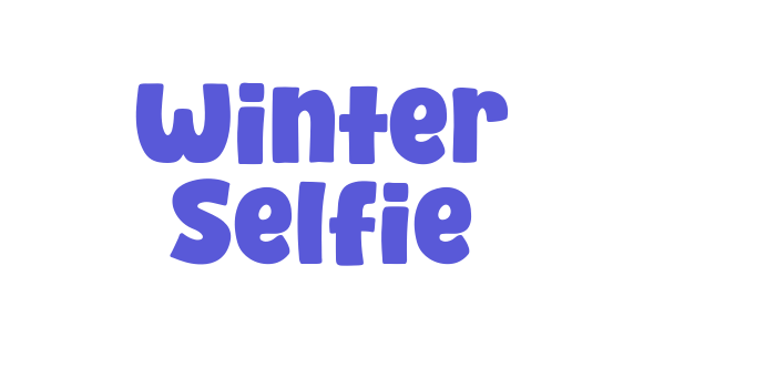 Winter Selfie Font