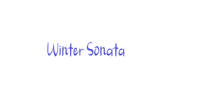 Winter Sonata Font