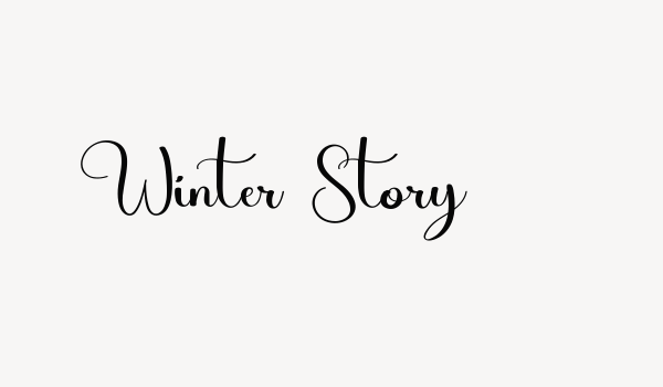 Winter Story Font