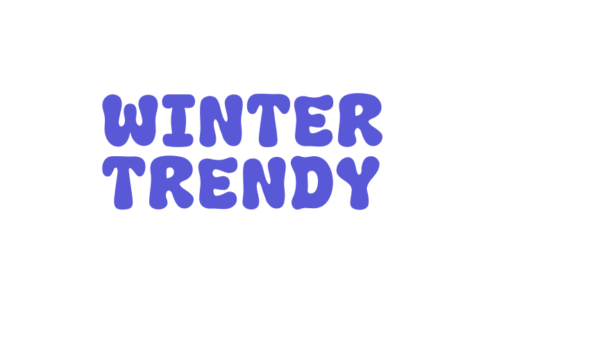 Winter Trendy Font Download