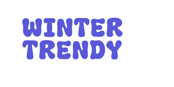 Winter Trendy Font