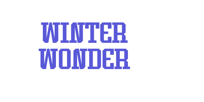 Winter Wonder Font