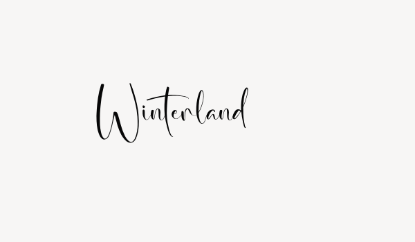 Winterland Font