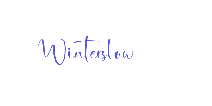 Winterslow Font