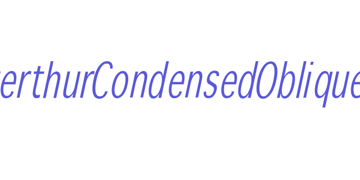 WinterthurCondensedOblique Font Download