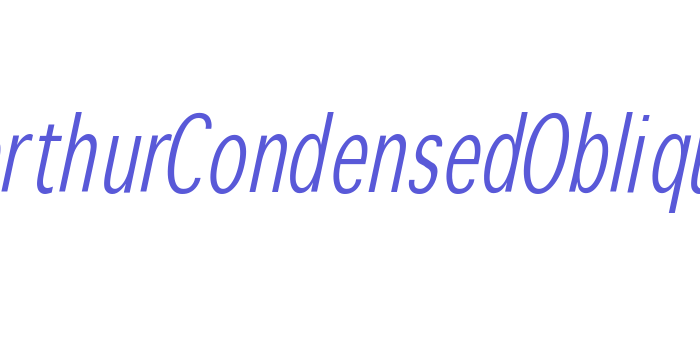 WinterthurCondensedOblique Font