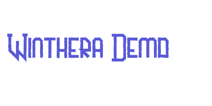 Winthera Demo Font