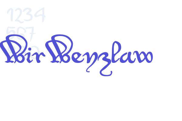 WirWenzlaw Font Download