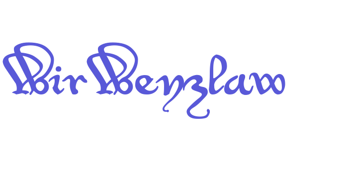 WirWenzlaw Font Download