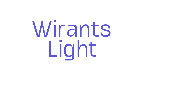 Wirants Light Font Download