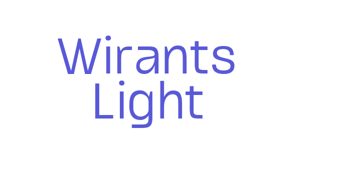 Wirants Light Font