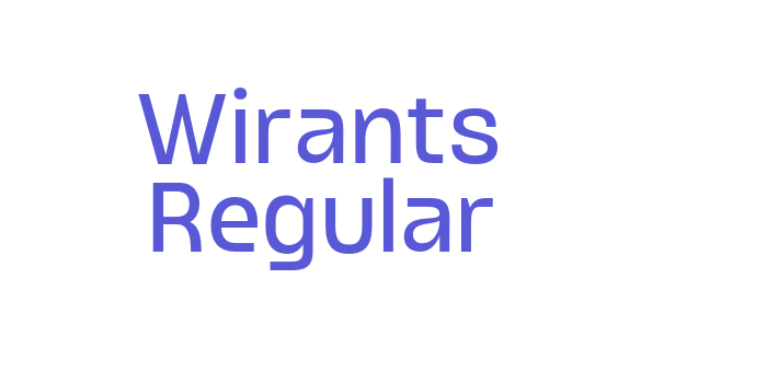 Wirants Regular Font Download