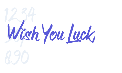 Wish You Luck Font