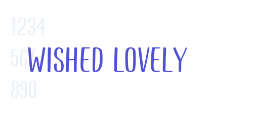 Wished Lovely-font-download