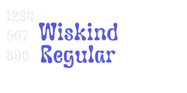 Wiskind Regular font