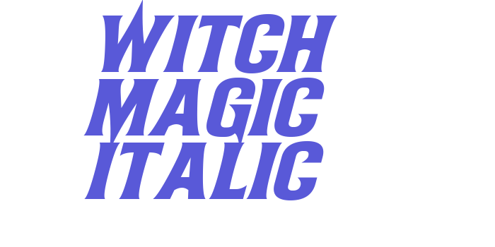 Witch Magic Italic Font