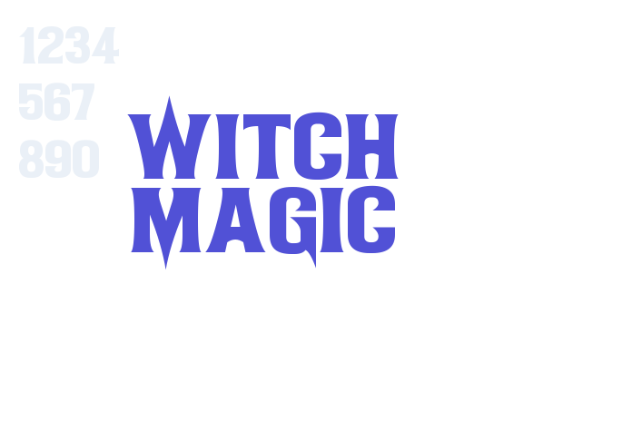 Witch Magic font download