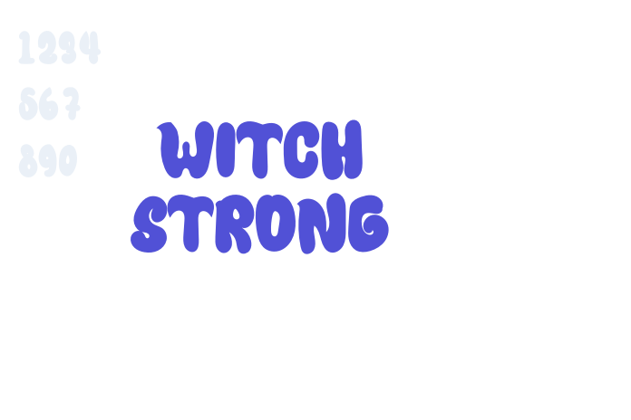 Witch Strong font download