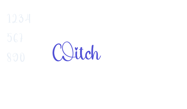 Witch font download