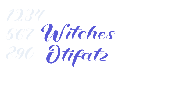 Witches Otifatz font free