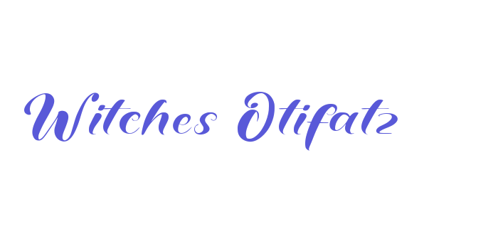 Witches Otifatz Font Download