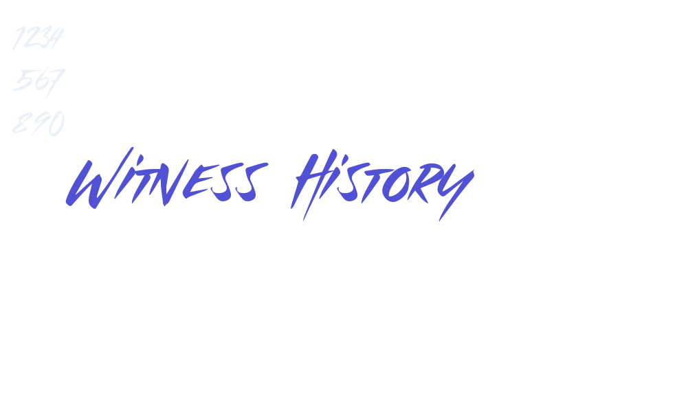 Witness History-font-download