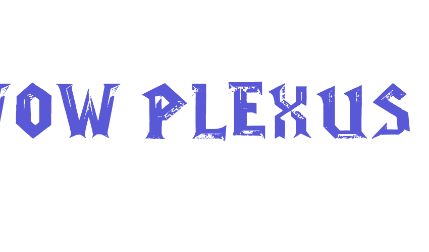 WoW-plexus Font