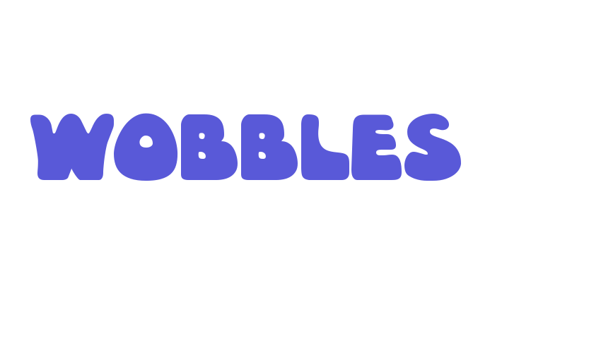 Wobbles Font Download