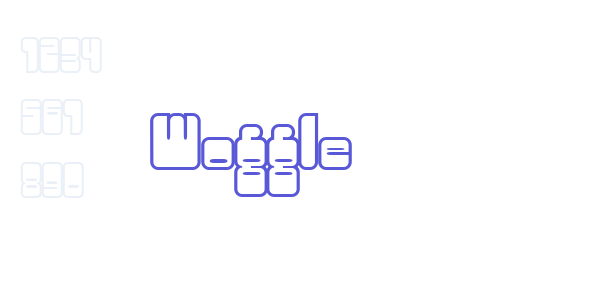 Woggle font free