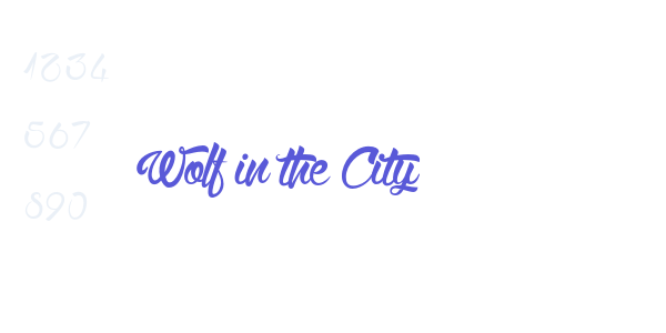 Wolf in the City font free