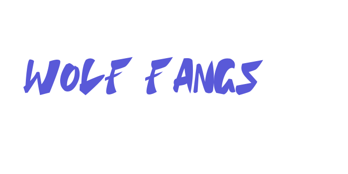 Wolf Fangs Font