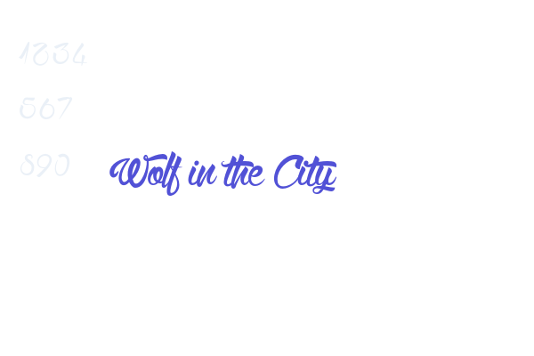 Wolf in the City Font Download