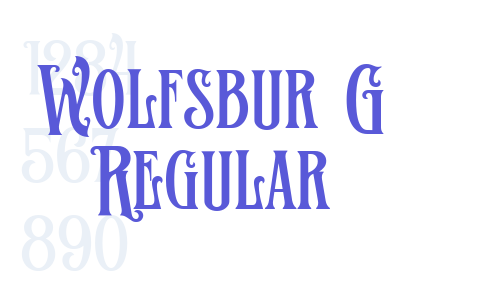 Wolfsbur G Regular Font Download