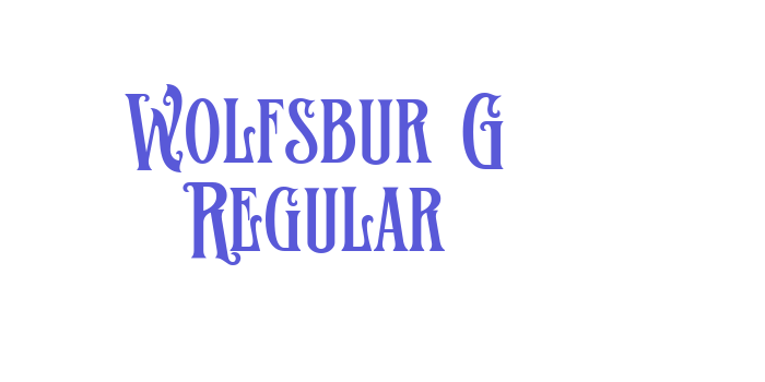 Wolfsbur G Regular Font Download