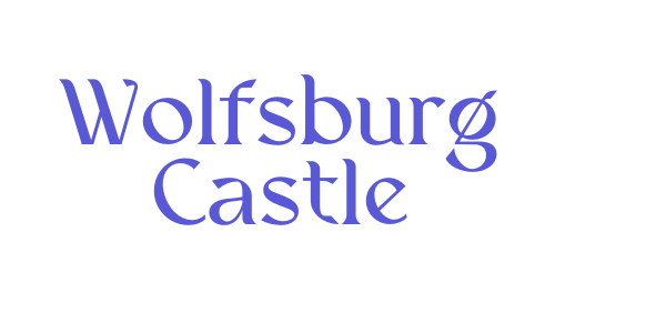 Wolfsburg Castle font free