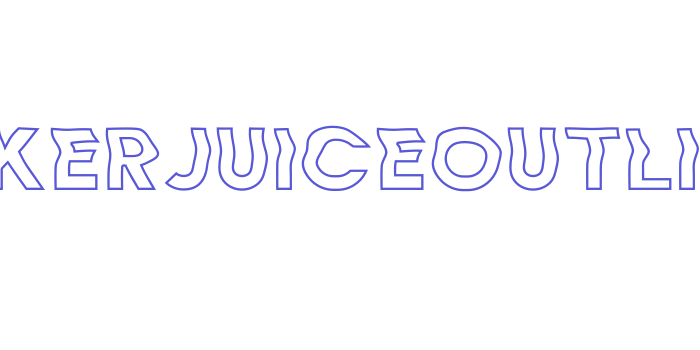 Wolkerjuiceoutline Font Download