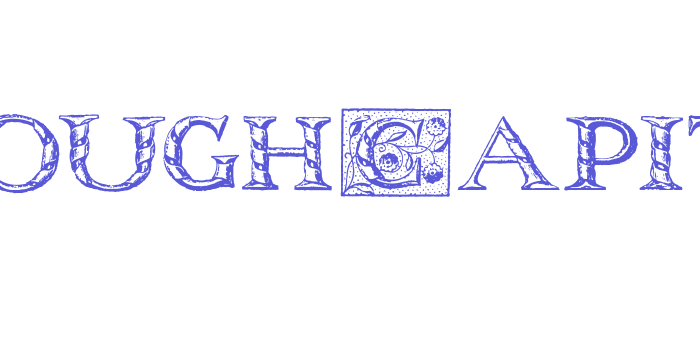 WolnoughCapitals Font Download