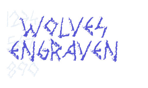 Wolves Engraven Font Download