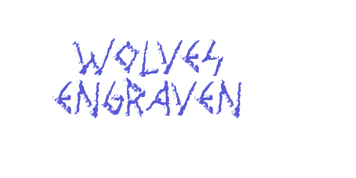 Wolves Engraven Font Download