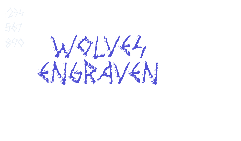 Wolves Engraven-font-download