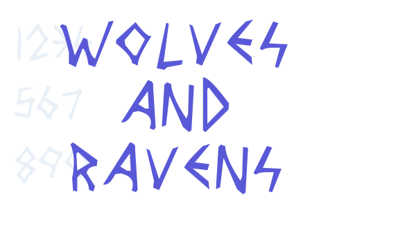 Wolves and Ravens Font