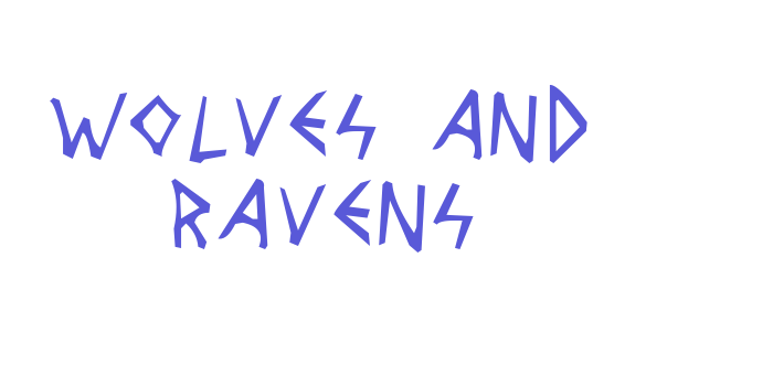 Wolves and Ravens Font Download